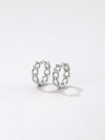 Hey Happiness Ohrringe 'Chunky Chain' in Silber