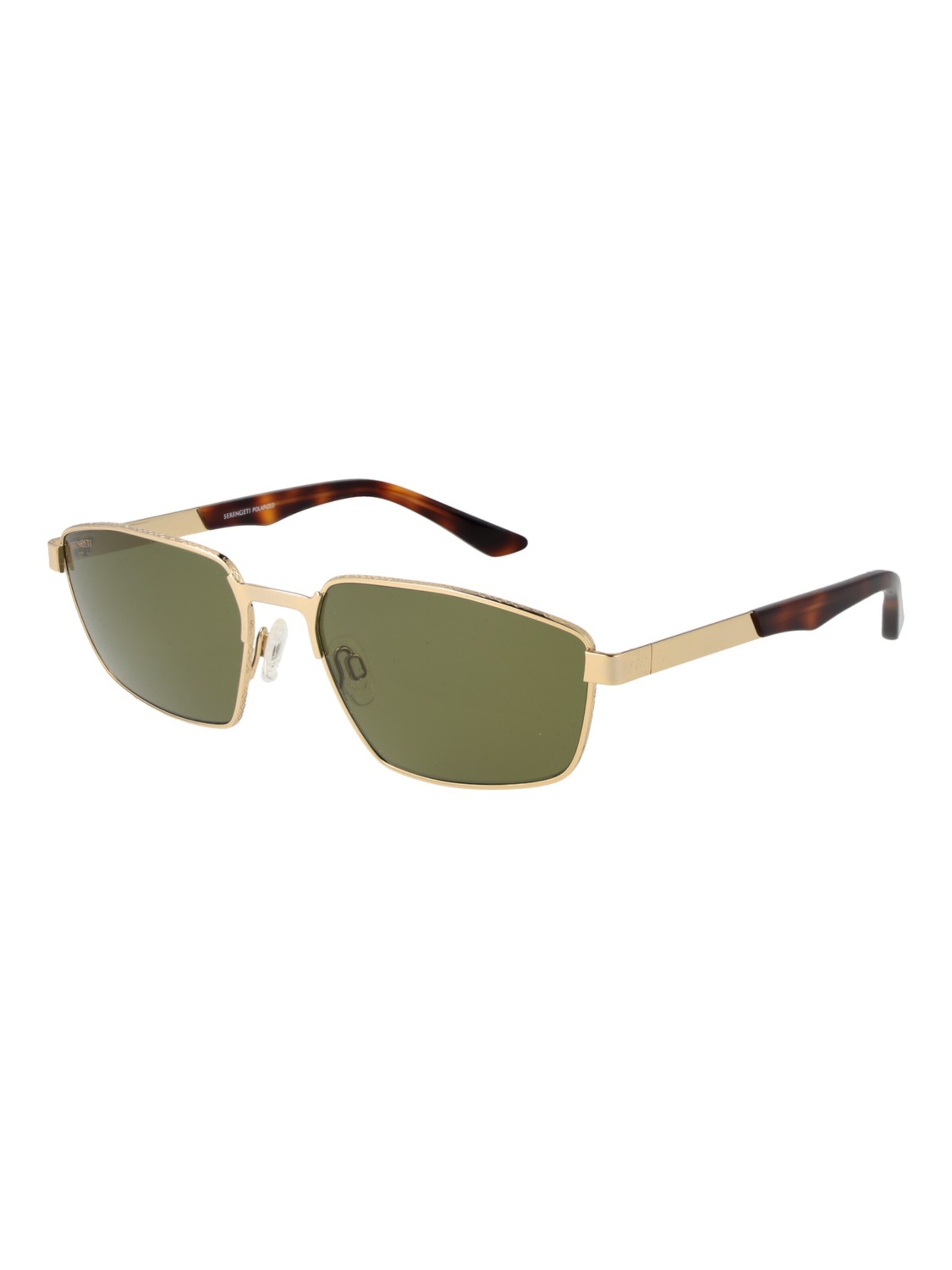 Serengeti Lunettes de soleil en Taille unique en or, Vue avec produit