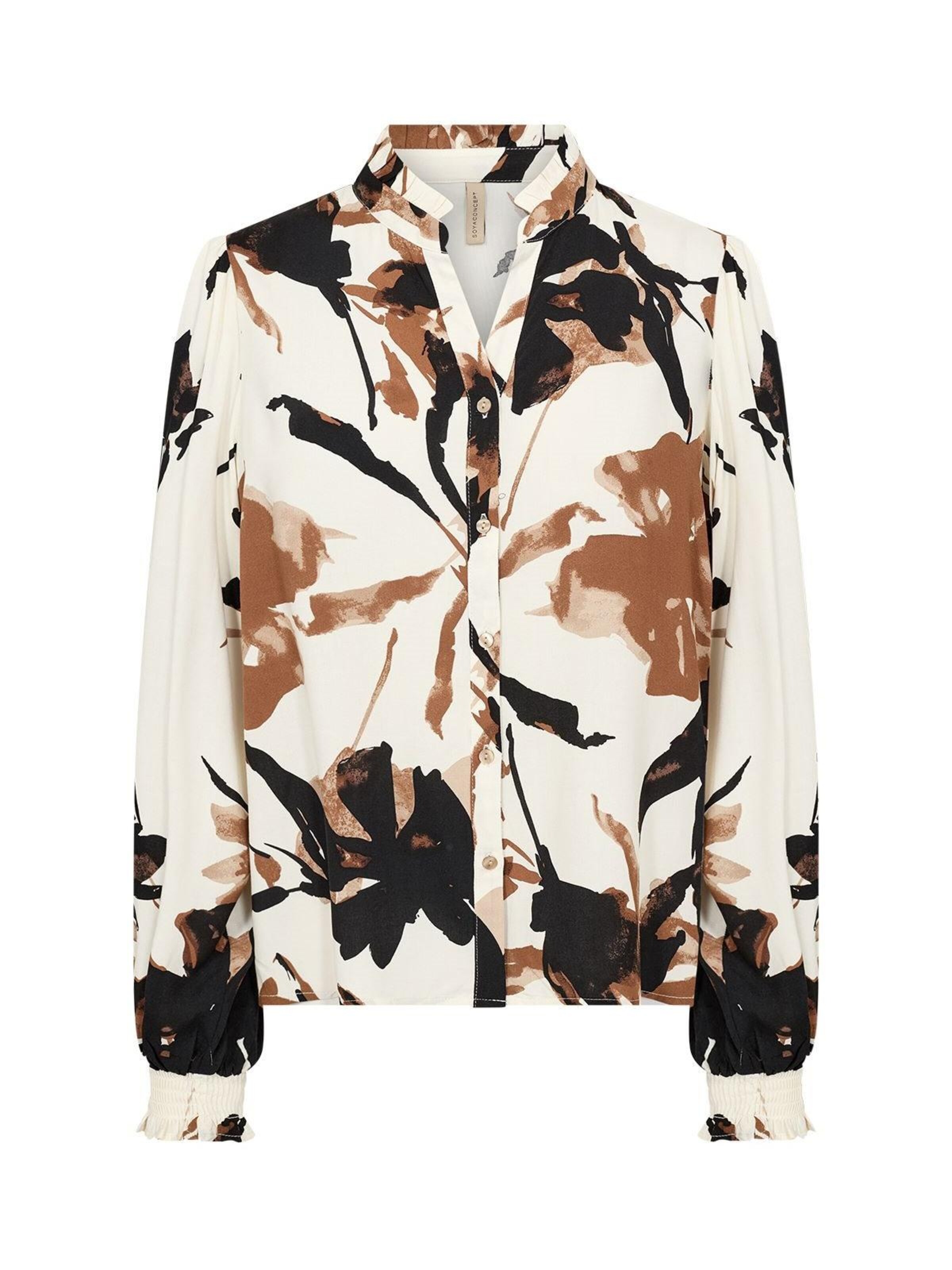 Soyaconcept Blouse 'Soyaconcept Bene-1 camel' in Beige