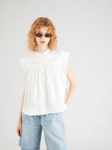 YAS Bluse 'YASCarly' in Weiß: Vorderseite