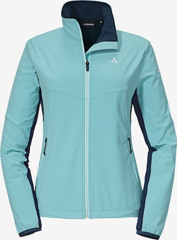 Schöffel - Casaco outdoor 'Rinnen' em azul: frente
