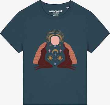 T-shirt 'Love And Flex' Watapparel en bleu : devant