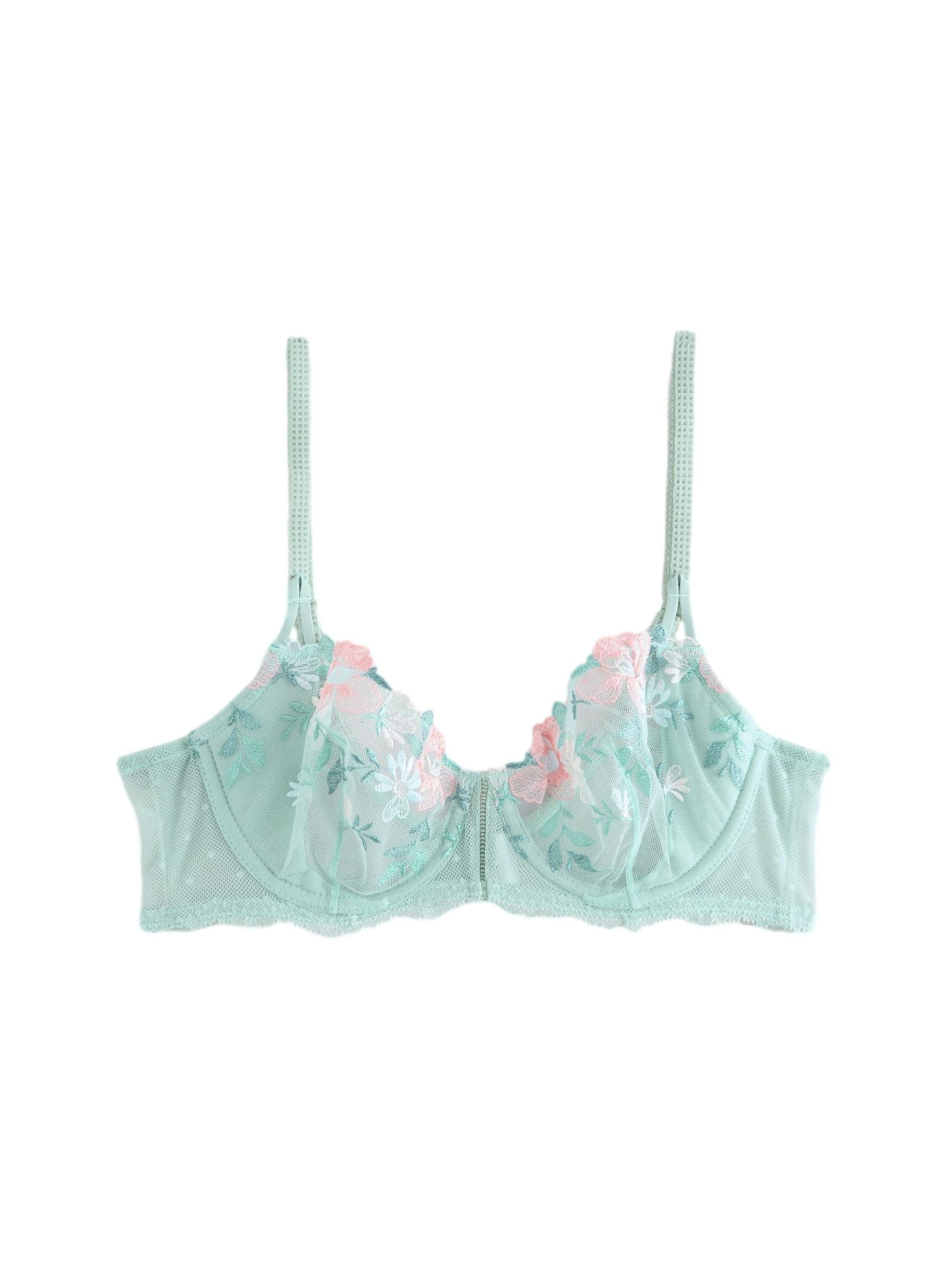 Next Balconette BH in Grün: Vorderseite