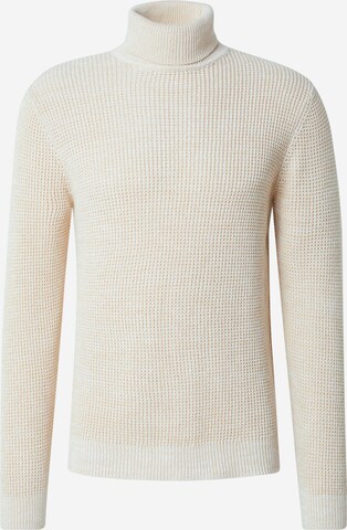 JACK & JONES Trui 'JPRCCVIGGO' in Beige: voorkant