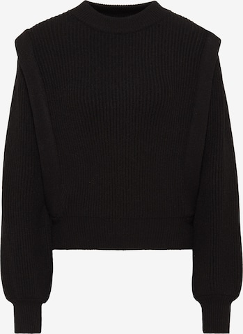DreiMaster Vintage Pullover in Schwarz: front