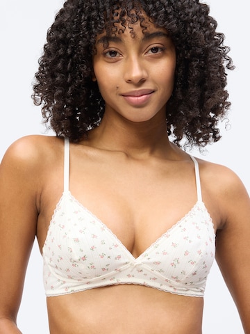 Lindex T-Shirt Nedrček | bela barva