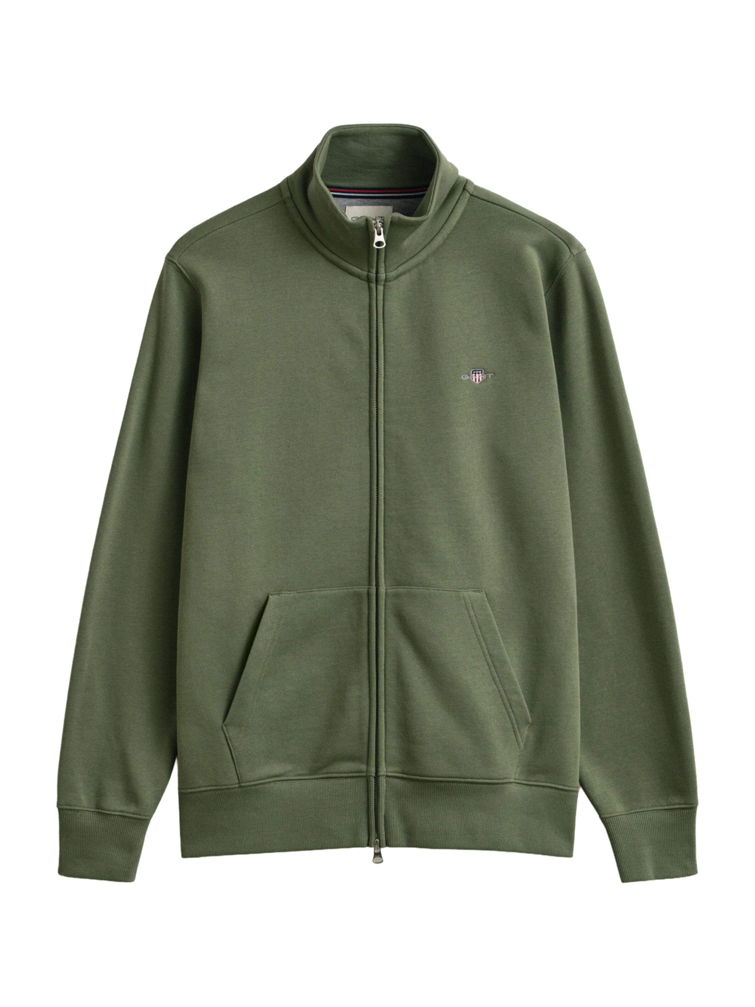 Veste de survêtement GANT en vert : devant