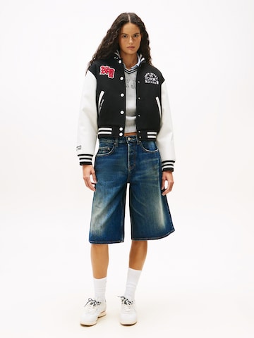 Tommy Jeans Демисезонная куртка в Черный