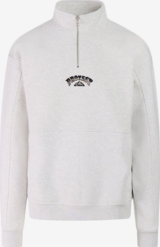 PROTEST Sports sweatshirt 'PRTMarek' in White: front