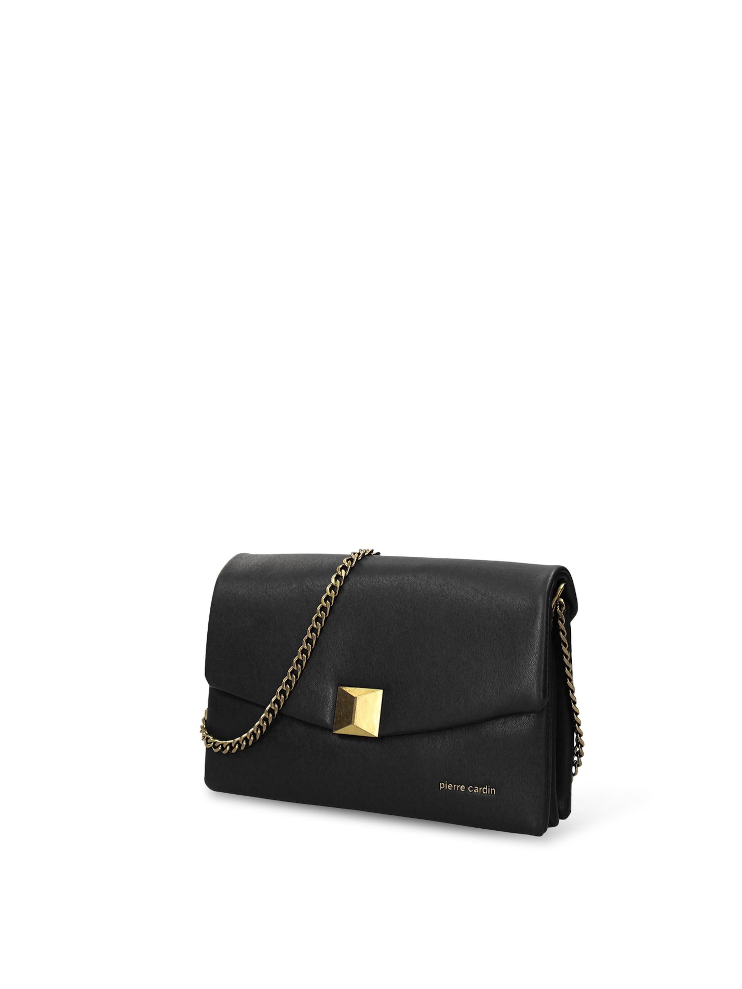 Sac bandoulière PIERRE CARDIN en noir : devant