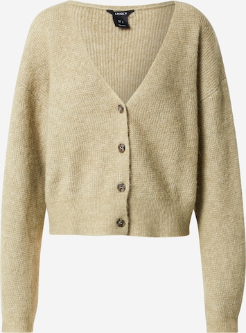 Lindex Knit Cardigan 'Mason' in Green: front