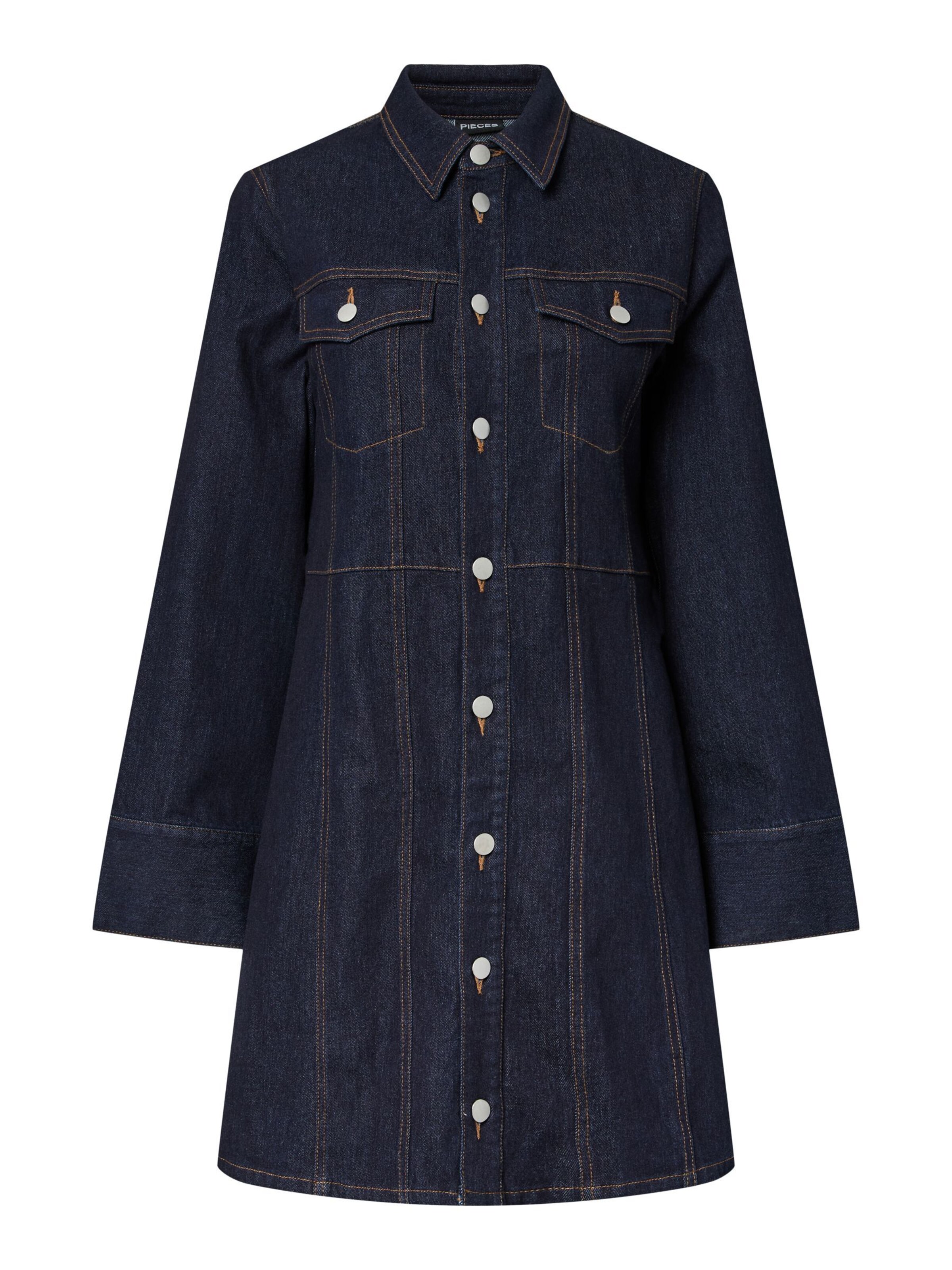 PIECES Blusekjole 'PCFemma' i blå: forside