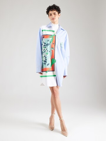 Abito camicia di Moschino Jeans in blu: frontale