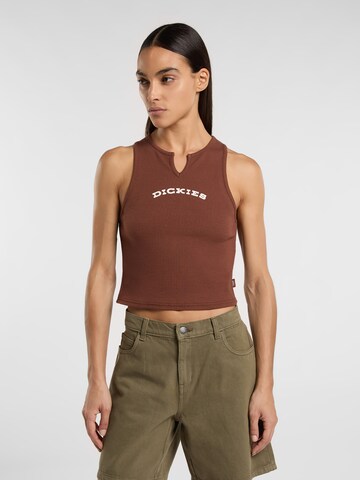 Top di DICKIES in marrone: frontale