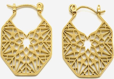 Corazul Ohrringe in gold, Produktansicht