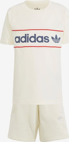 ADIDAS ORIGINALS Sports Suit 'NY ' in White: front