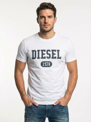DIESEL Tričko 'T-DIEGOR 1-A' – bílá