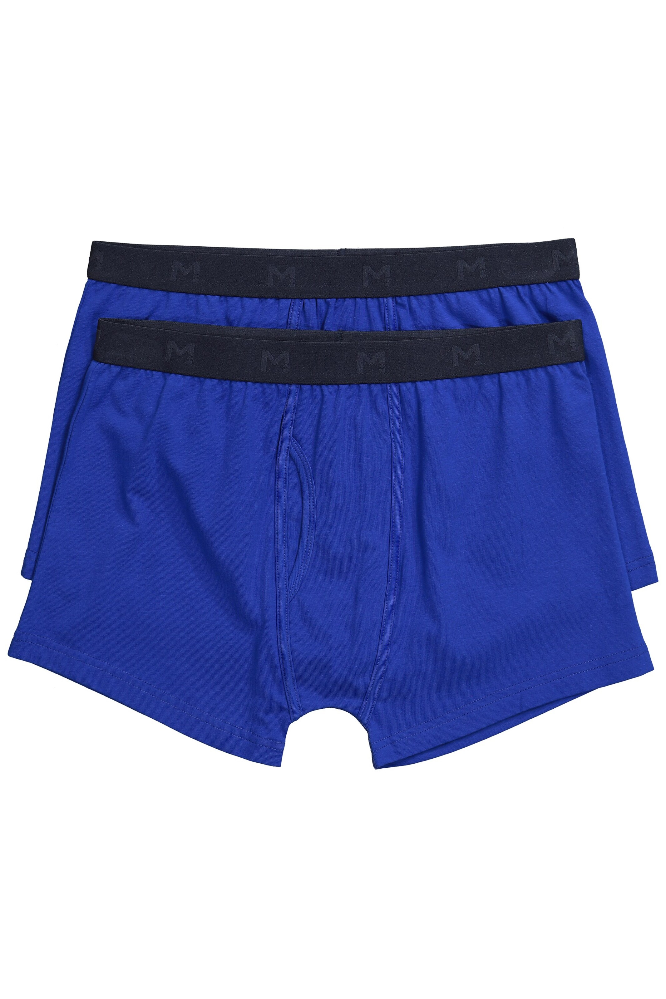 Men Plus Boxershorts in Blauw: voorkant