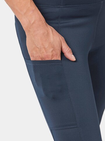 Skinny Leggings Goldner en bleu