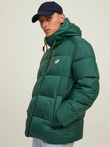 JACK & JONES Between-Season Jacket 'Slope' in Green