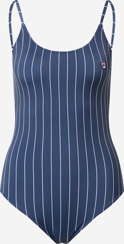 FILA Bralette Swimsuit 'Sadina' in Blue: front