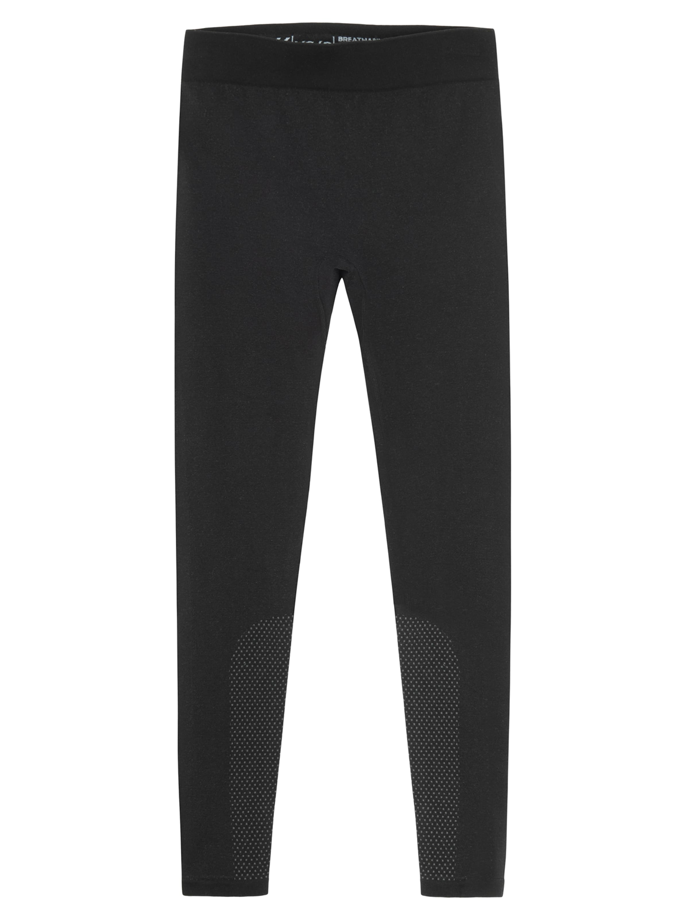 NoWear Skinny Urheiluhousut värissä musta: etupuoli