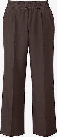 Wide Leg Pantalon à plis Studio Untold en marron : devant