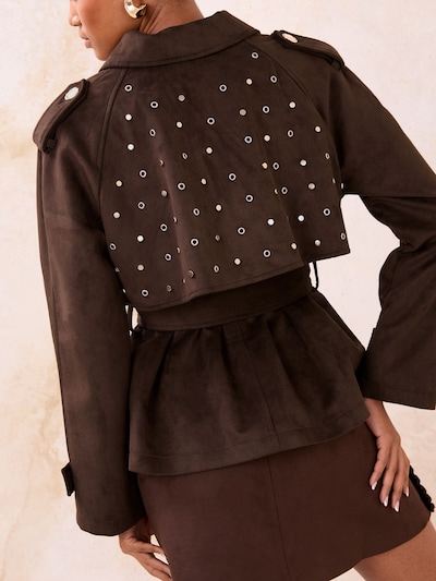 Lipsy Between-seasons coat in Brown, Item view