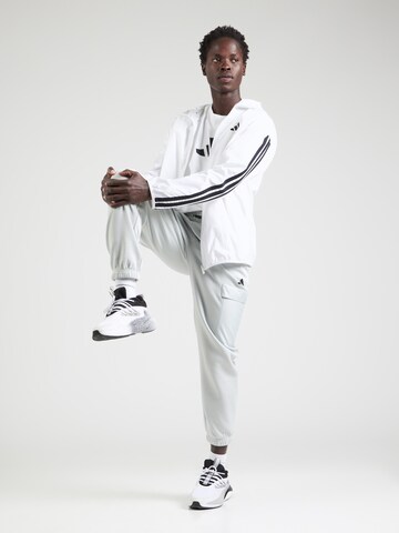 ADIDAS SPORTSWEAR Tapered Sportbyxa i vit