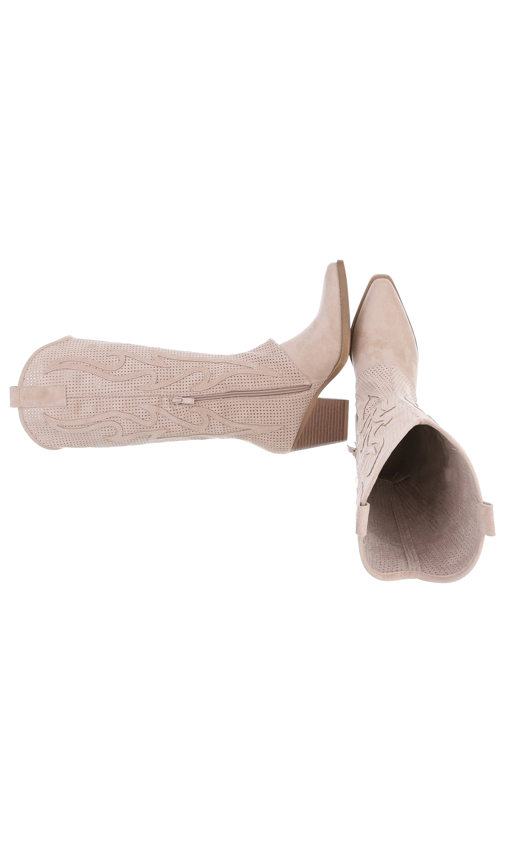 Ital-Design Stiefel in Beige