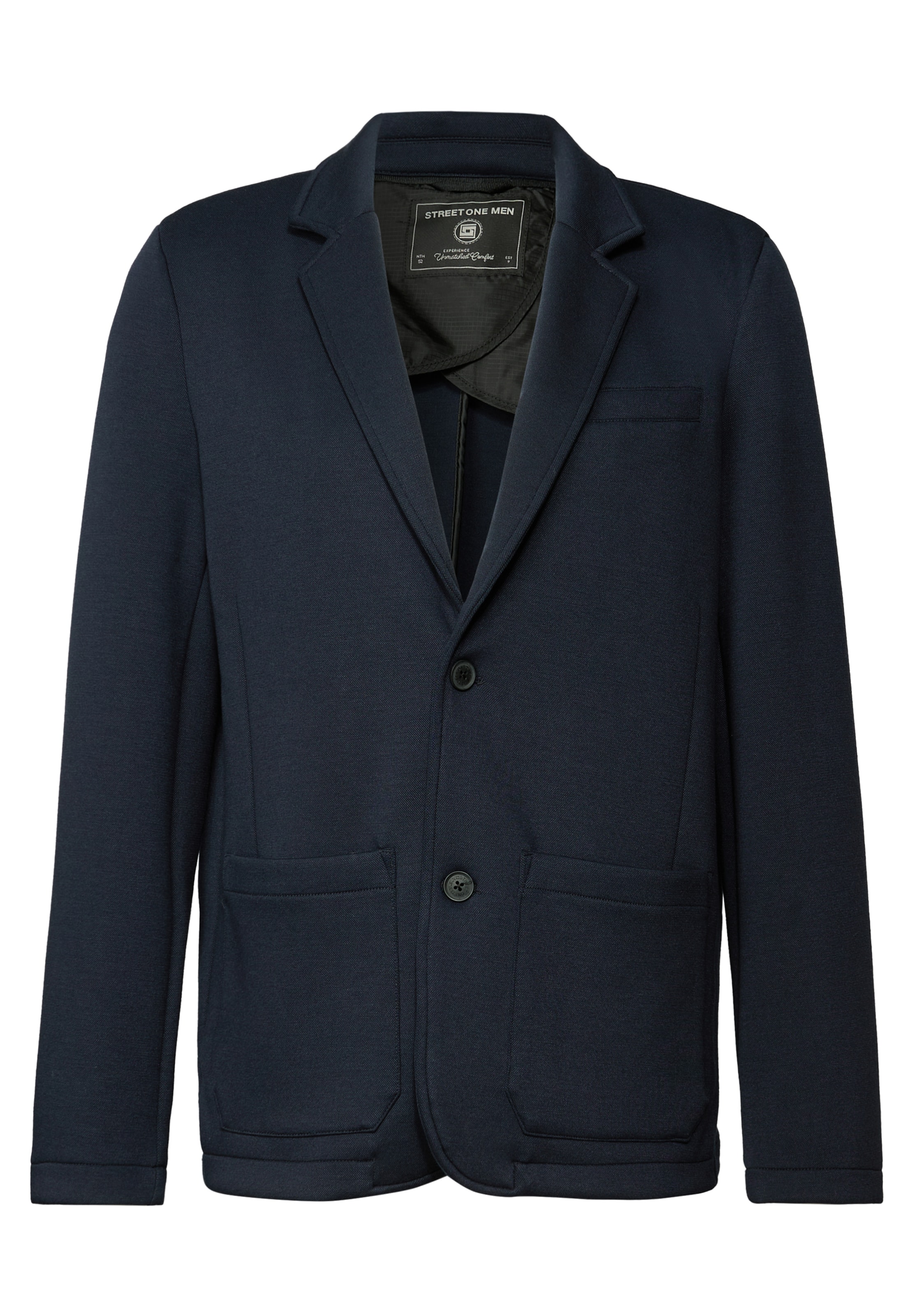 Street One MEN Suit Jacket 'Scuba' in Blue: front