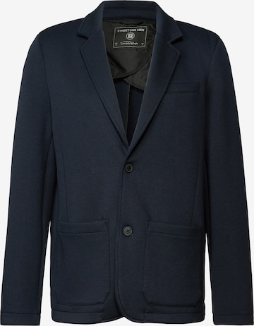 Street One MEN Regular Fit Sakko 'Scuba' in Blau: Vorderseite