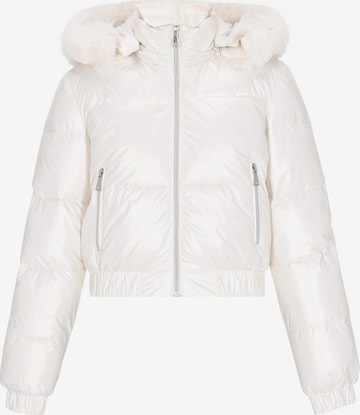 MYMO - Chaqueta de invierno en blanco: frente