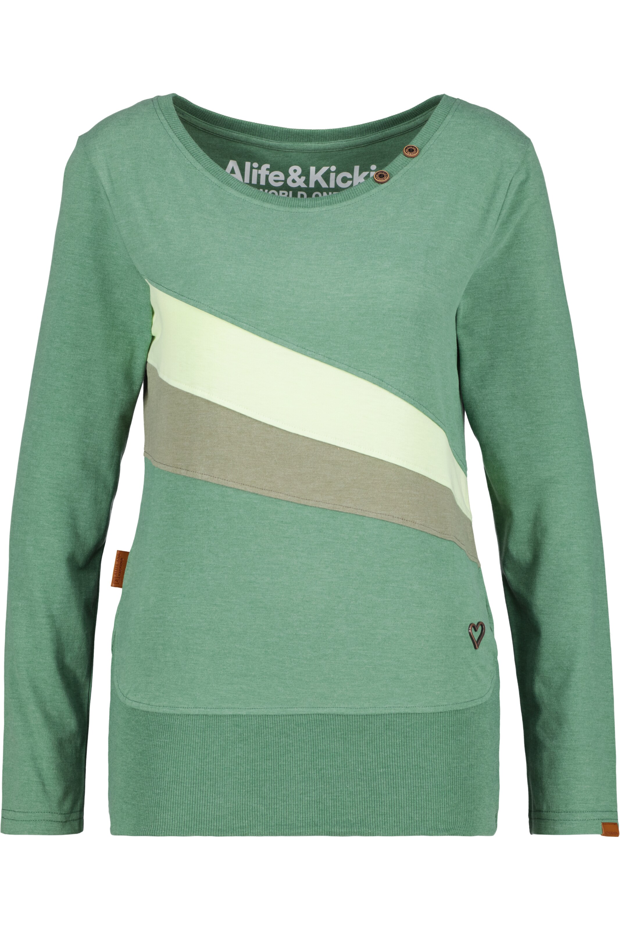 Frauen Shirts & Tops Alife and Kickin Shirt in Hellgrün - OA26242