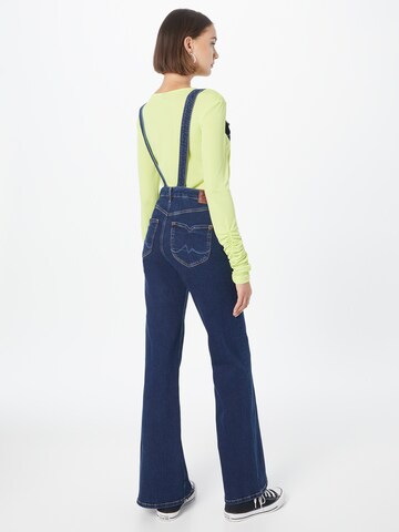 Flared Jeans con pettorina 'Everly' di Pepe Jeans in blu