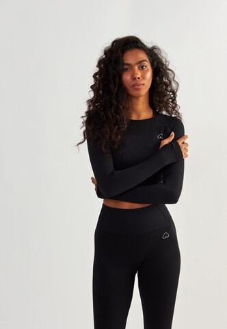 BeShaped Shirt 'Femme Force' in Schwarz