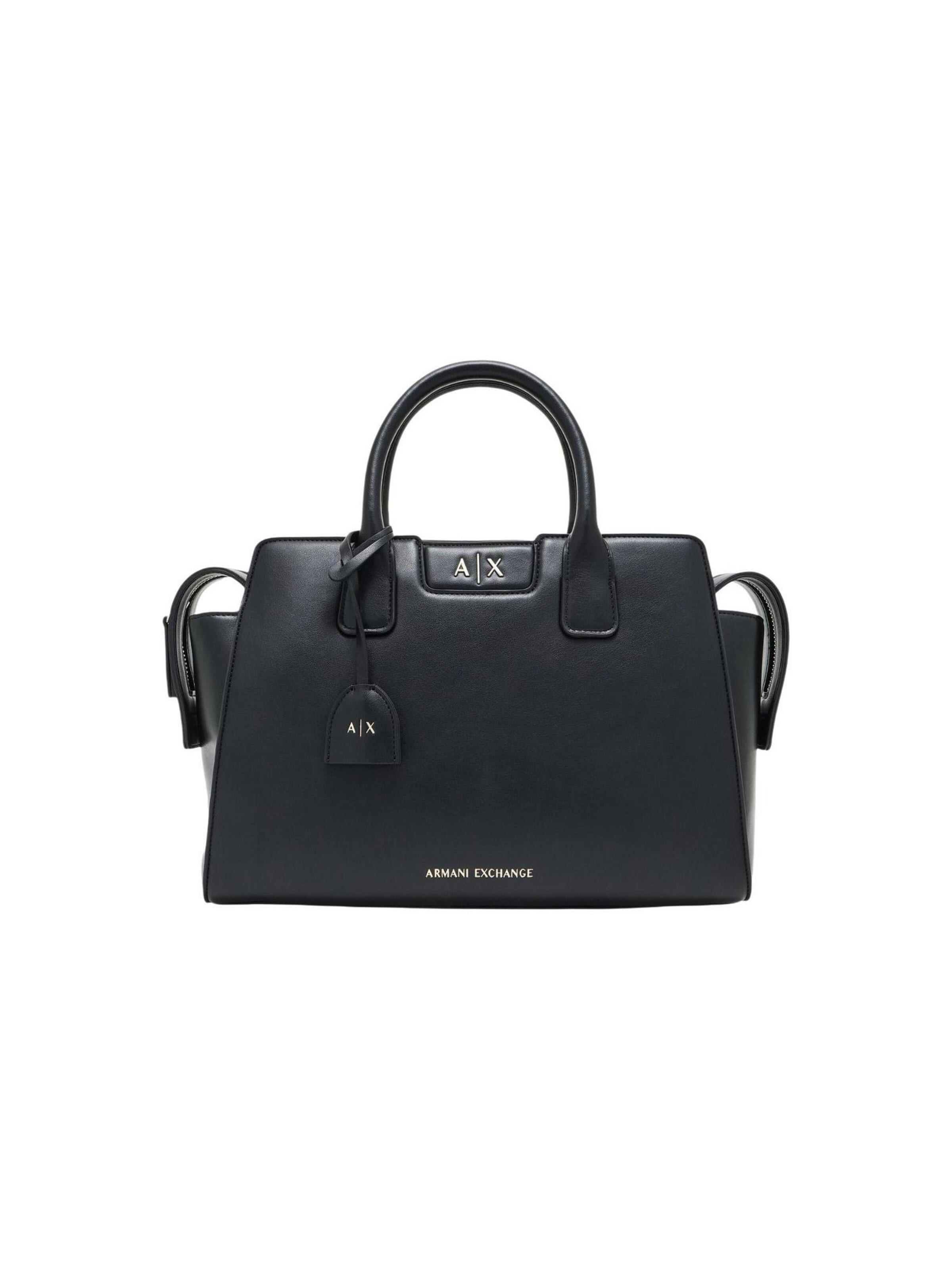 ARMANI EXCHANGE - Bolso de mano 'XW002158 AF26570' en negro: frente