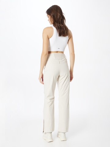 PROTEST Regular Workout Pants 'CINNAMON' in White