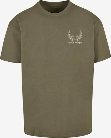Merchcode Shirt 'Cupid´s Assistant' in Green: front