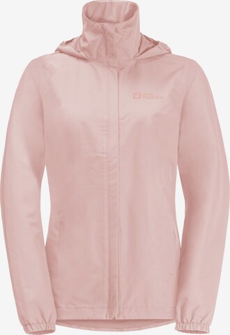 JACK WOLFSKIN Outdoor jacket 'Stormy Point' in Pink: front