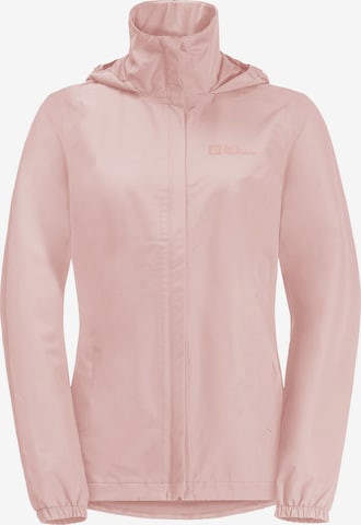 JACK WOLFSKIN Outdoorjacka 'Stormy Point' i rosa: framsida