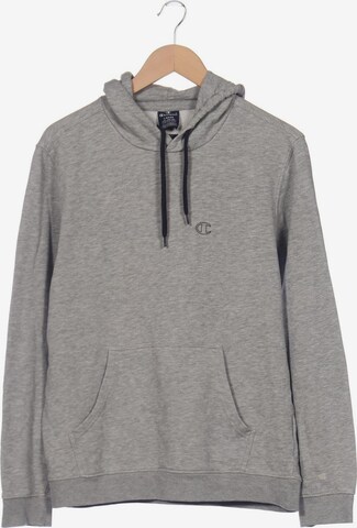 Champion Sweatshirt & Zip-Up Hoodie in L in Grey: front