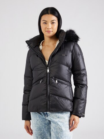 Calvin Klein Winter Jacket 'ESSENTIAL' in Black: front