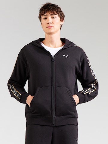 PUMA - Sudadera con cremallera 'Ess' en negro: frente