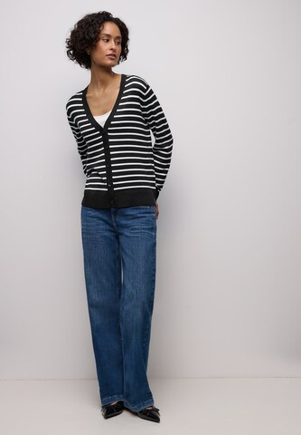 STREET ONE Strickjacke in Schwarz