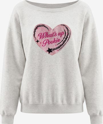 MYMO - Sudadera en blanco: frente