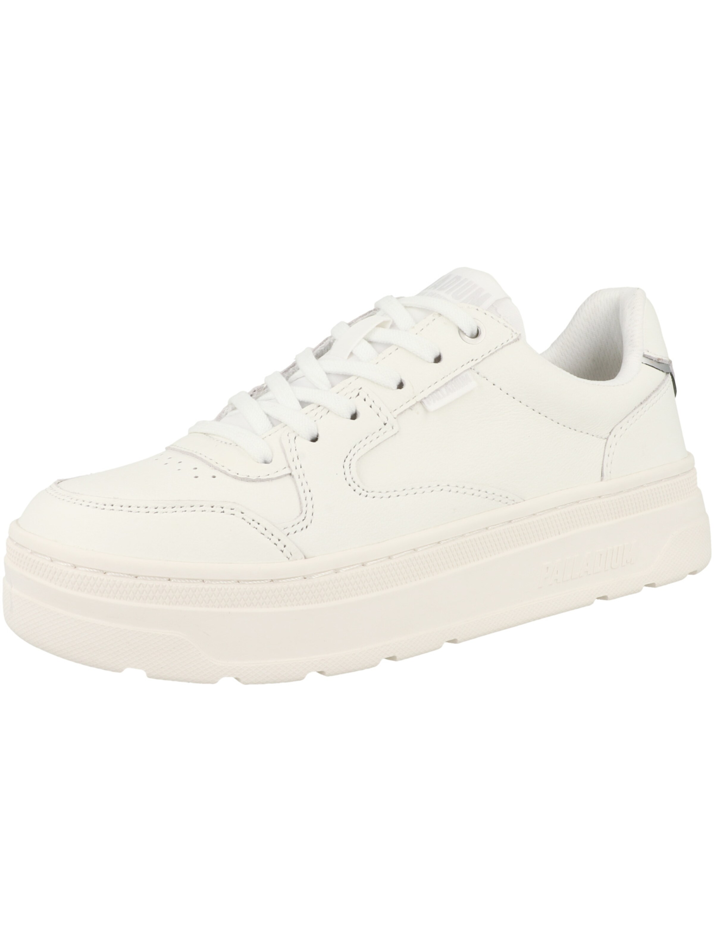 Sneaker bassa 'Pallasphalt Lo Lth' di Palladium in bianco: frontale