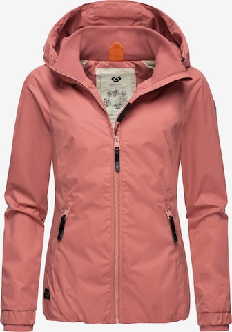 Ragwear Weatherproof jacket 'Dizzie' in Pink: front