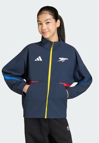 ADIDAS PERFORMANCE Sportjacke 'Arsenal FC Z.N.E. Anthem' in Blau: Vorderseite