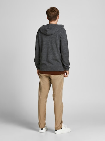 JACK & JONES Strickjacke 'Hill' in Grau